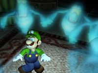 une photo d'Ã©cran de Luigi s Mansion sur Nintendo Gamecube